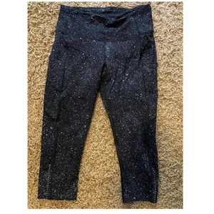 Lululemon Fast & Free Crop (Hi-Rise) Crystalline